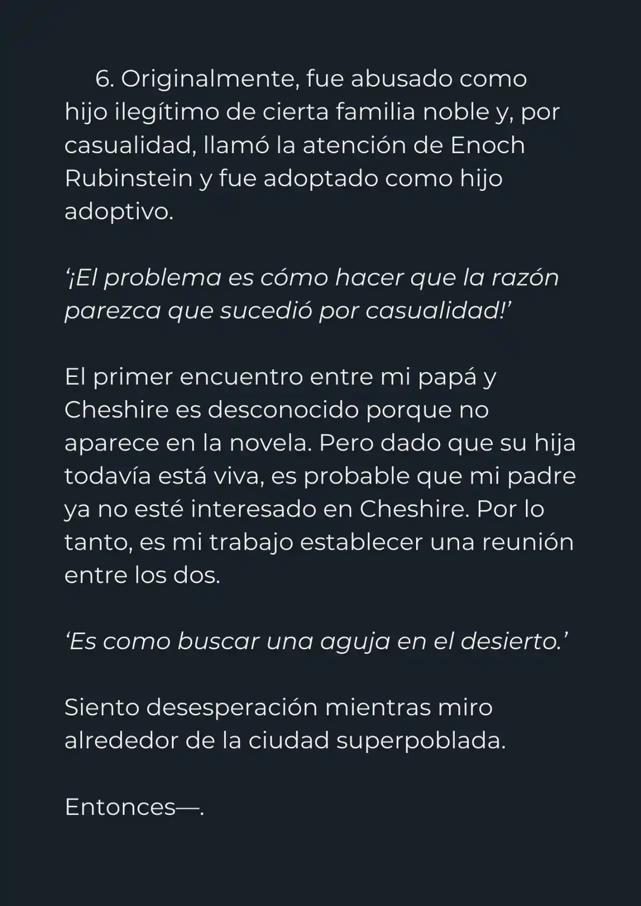 Mi Papá Esconde Su Poder (Novela) - Capítulo 7 - Página 13 - LectorTMOo