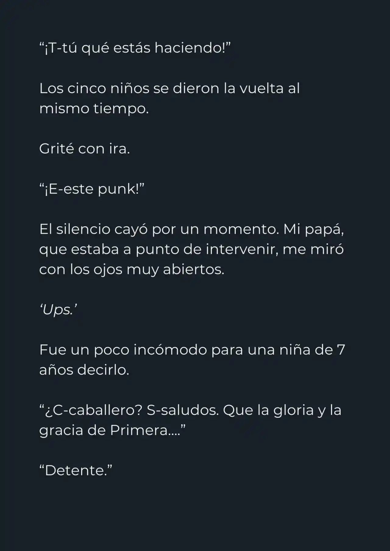 Mi Papá Esconde Su Poder (Novela) - Capítulo 7 - Página 17 - LectorTMOo