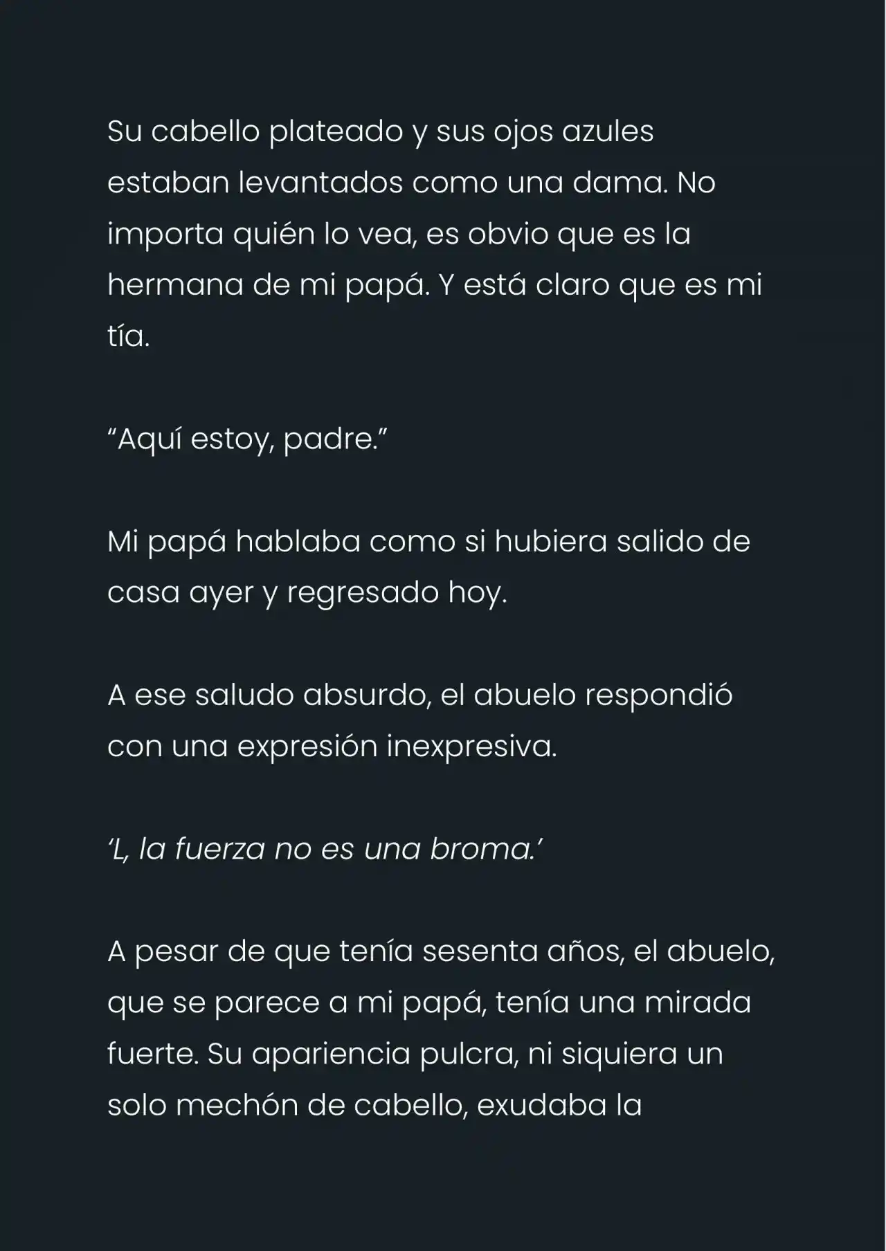 Mi Papá Esconde Su Poder (Novela) - Capítulo 9 - Página 16 - LectorTMOo