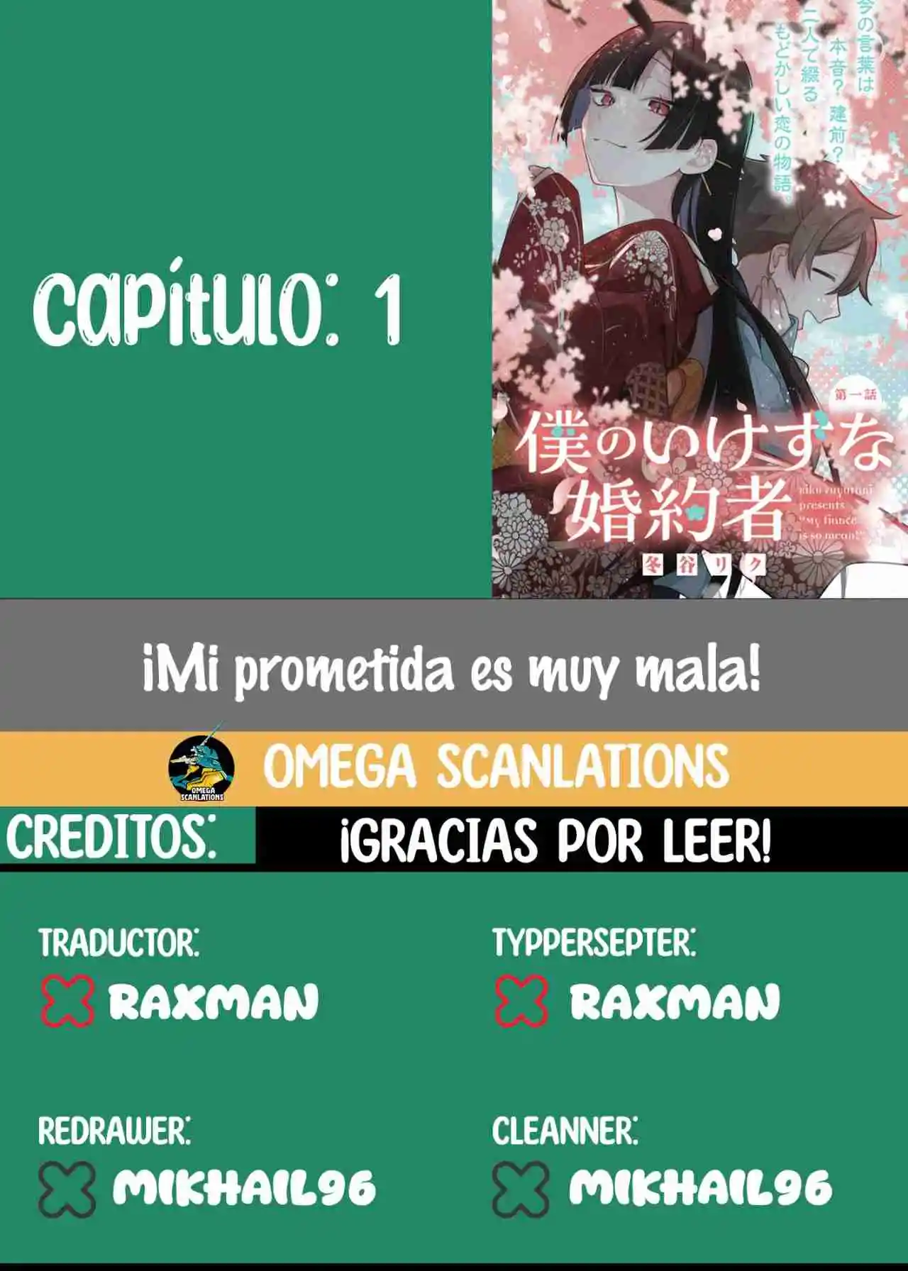 Mi Prometida Es Muy Mala - Capítulo 1 - Página 1 - LectorTMOo