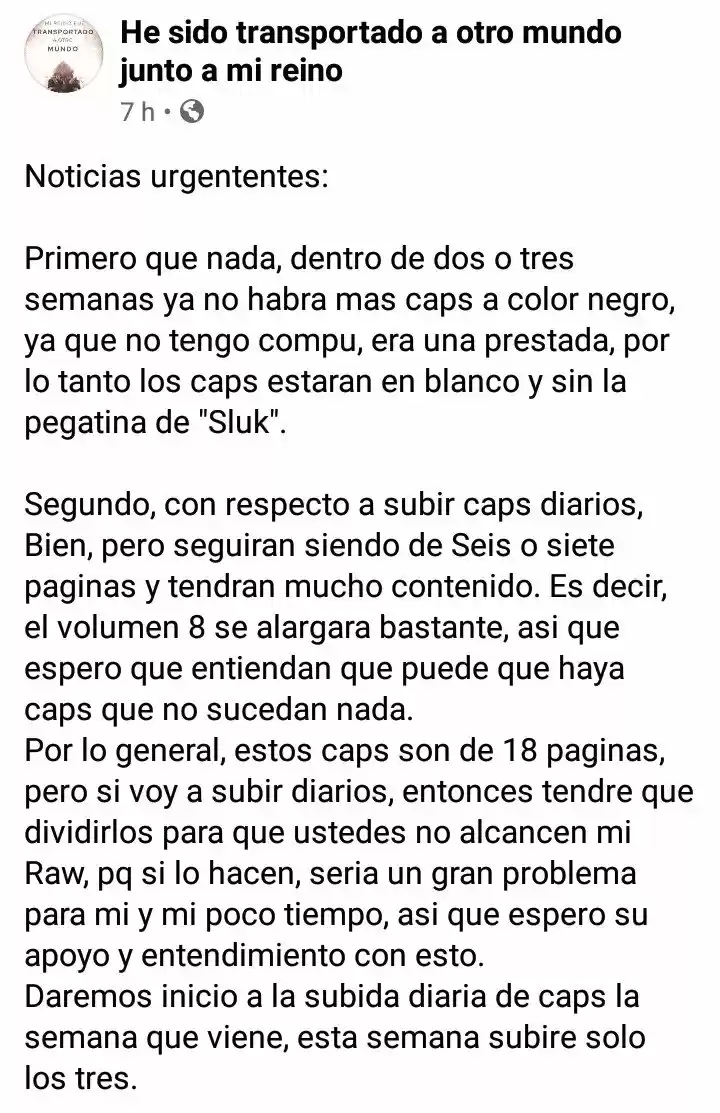 Mi Reino Fue Transportado A Otro Mundo (Novela) - Capítulo 200 - Página 8 - LectorTMOo