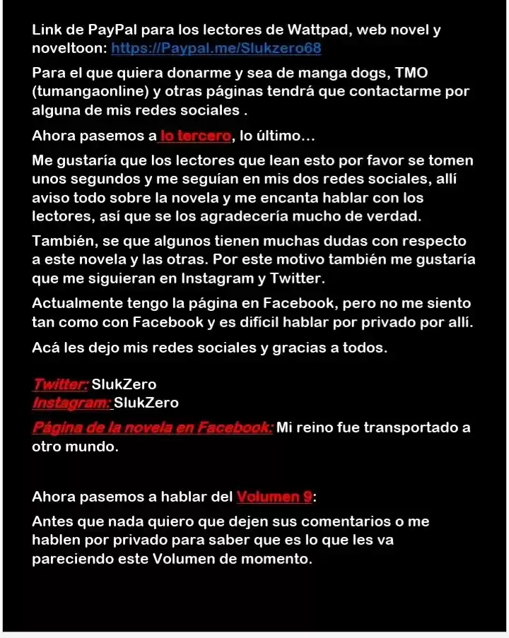 Mi Reino Fue Transportado A Otro Mundo (Novela) - Capítulo 298 - Página 9 - LectorTMOo