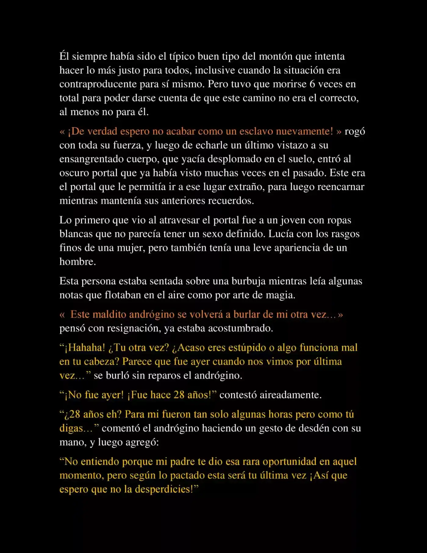 Mi Septima Reencarnación (Novela) - Capítulo 1 - Página 5 - LectorTMOo