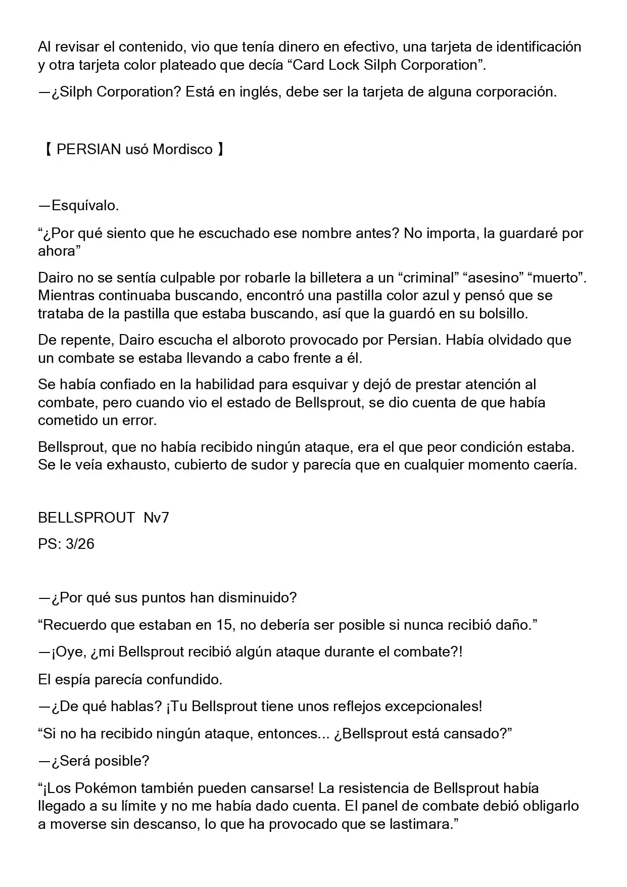 Mi Verdadera Aventura Pokémon (Novela) - Capítulo 8 - Página 4 - LectorTMOo