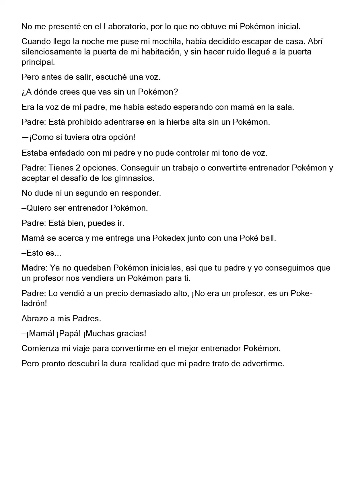 Mi Verdadera Aventura Pokémon (Novela) - Capítulo 9 - Página 3 - LectorTMOo