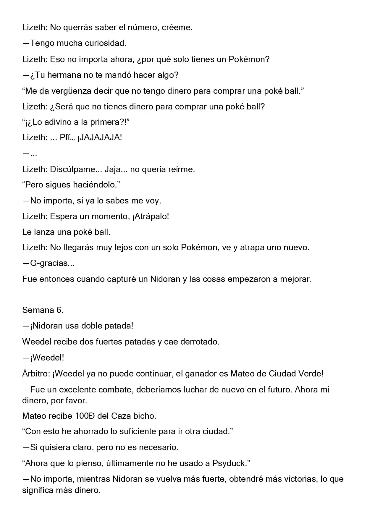Mi Verdadera Aventura Pokémon (Novela) - Capítulo 9 - Página 6 - LectorTMOo