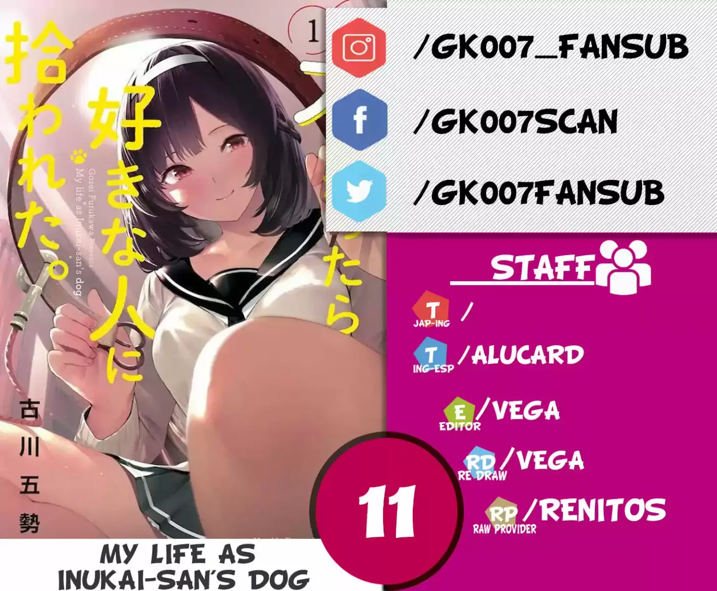 Mi Vida Como El Perro De Inukai-san - Capítulo 11 - Página 1 - LectorTMOo