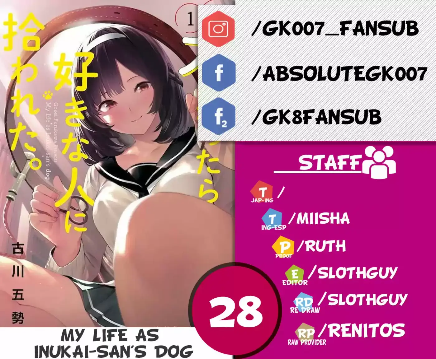 Mi Vida Como El Perro De Inukai-san - Capítulo 28 - Página 1 - LectorTMOo