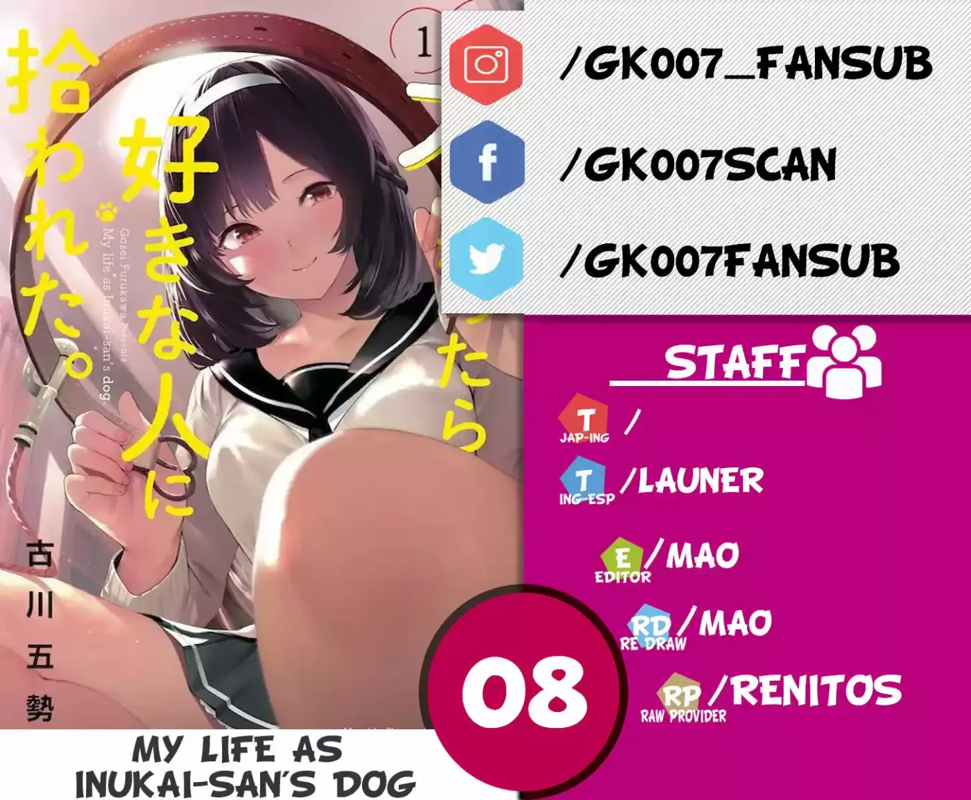 Mi Vida Como El Perro De Inukai-san - Capítulo 8 - Página 1 - LectorTMOo