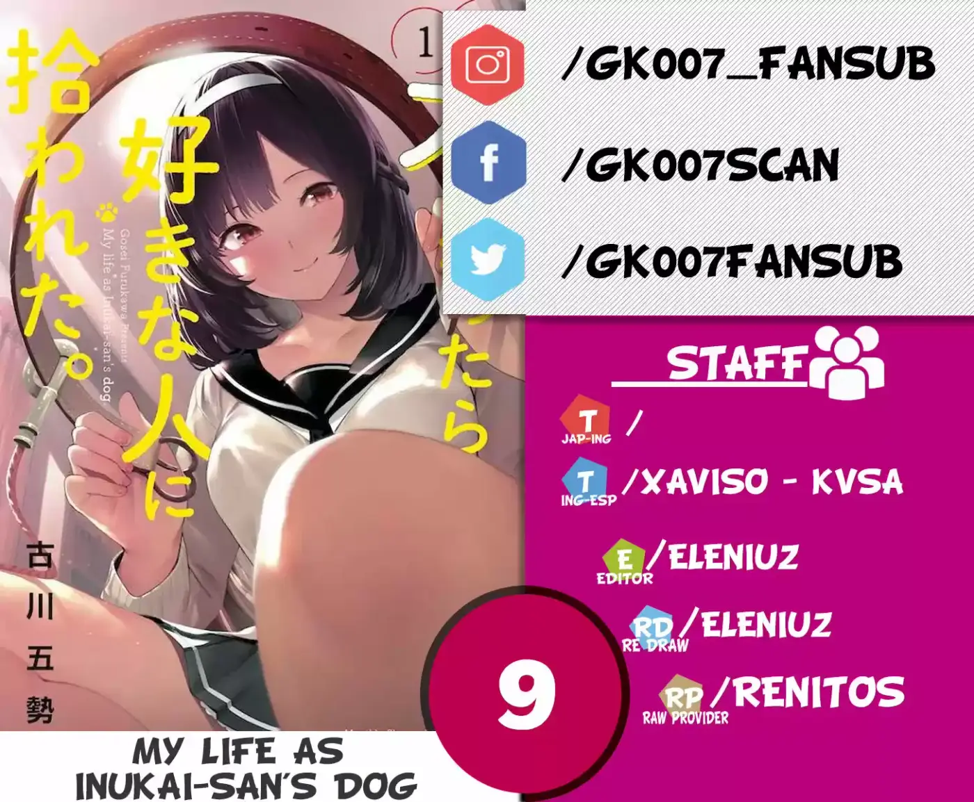 Mi Vida Como El Perro De Inukai-san - Capítulo 9 - Página 1 - LectorTMOo