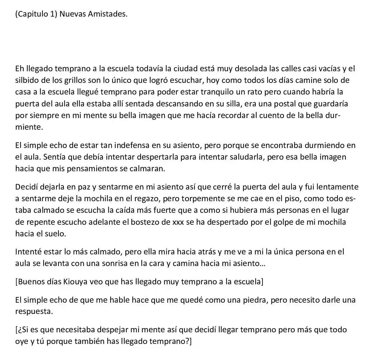 Mi Vida Escolar Fingiendo Ser Una Persona Sin Valor - Capítulo 1 - Página 4 - LectorTMOo
