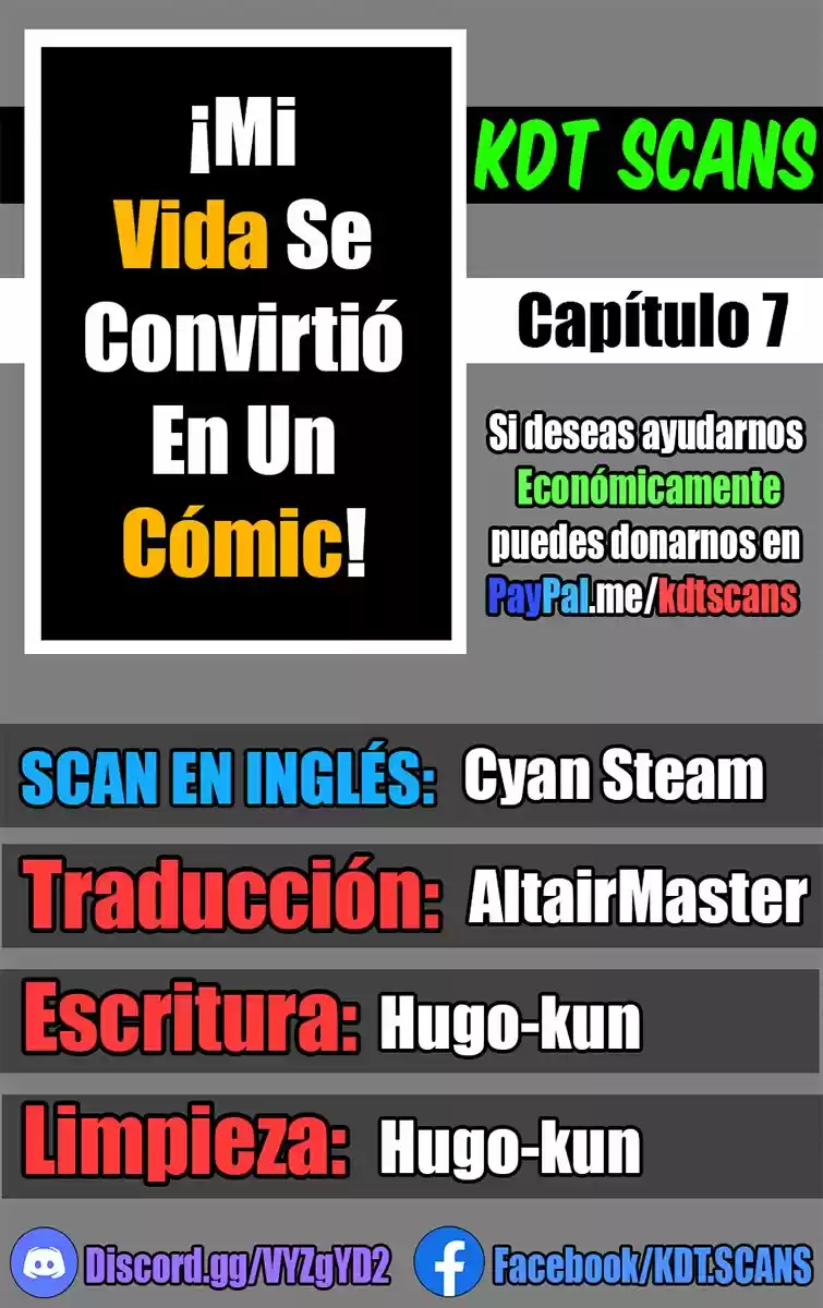 ¡MI VIDA SE CONVIRTIÓ EN UN CÓMIC! - Capítulo 7 - Página 1 - LectorTMOo