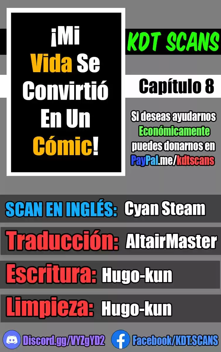 ¡MI VIDA SE CONVIRTIÓ EN UN CÓMIC! - Capítulo 8 - Página 1 - LectorTMOo