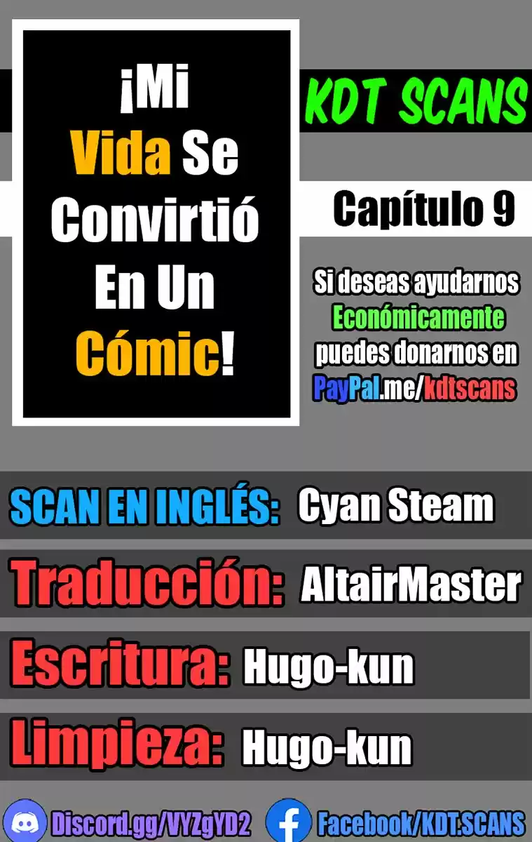 ¡MI VIDA SE CONVIRTIÓ EN UN CÓMIC! - Capítulo 9 - Página 1 - LectorTMOo
