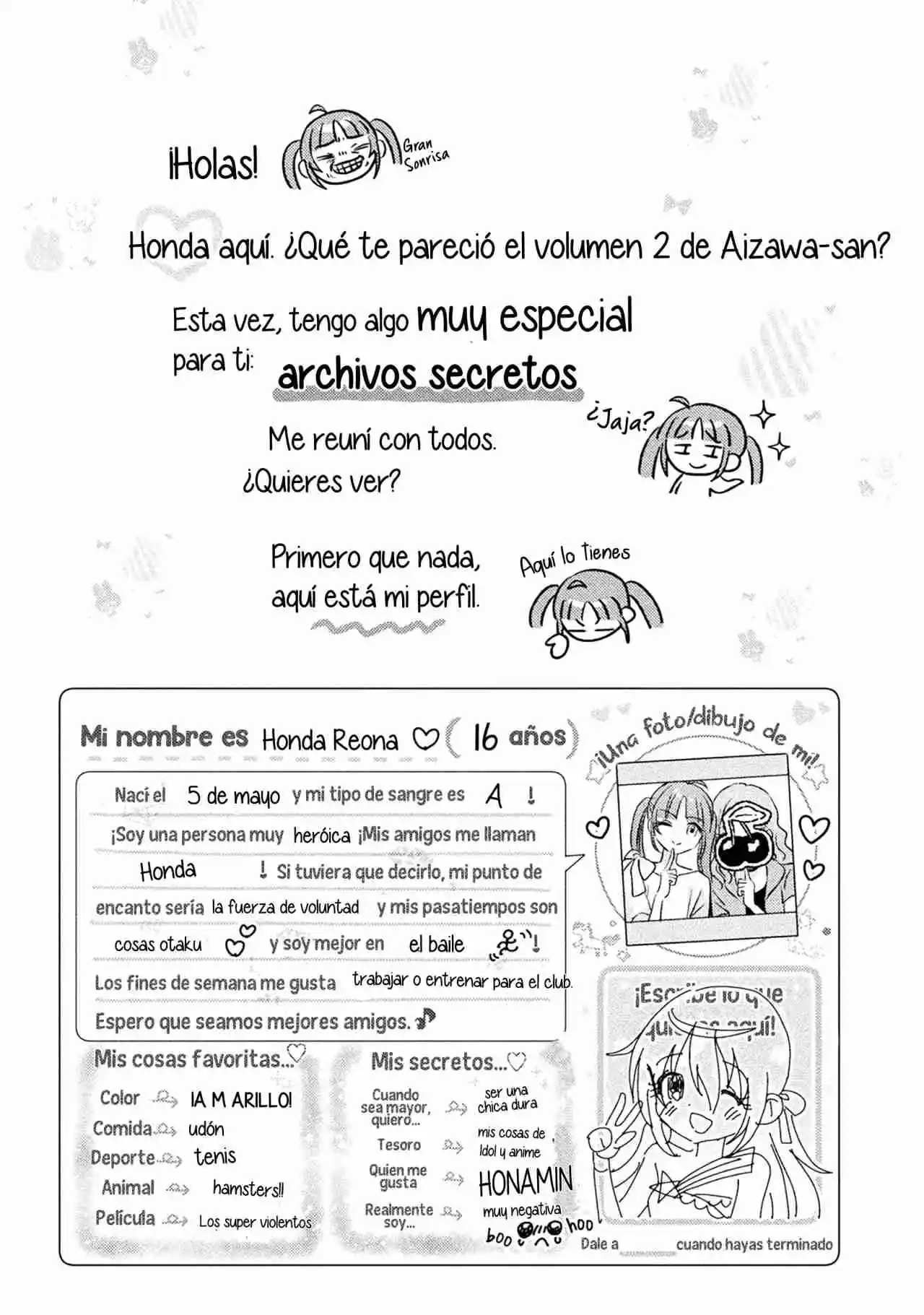 Mietemasu Yo! Aizawa-san - Capítulo 12.5 - Página 4 - LectorTMOo