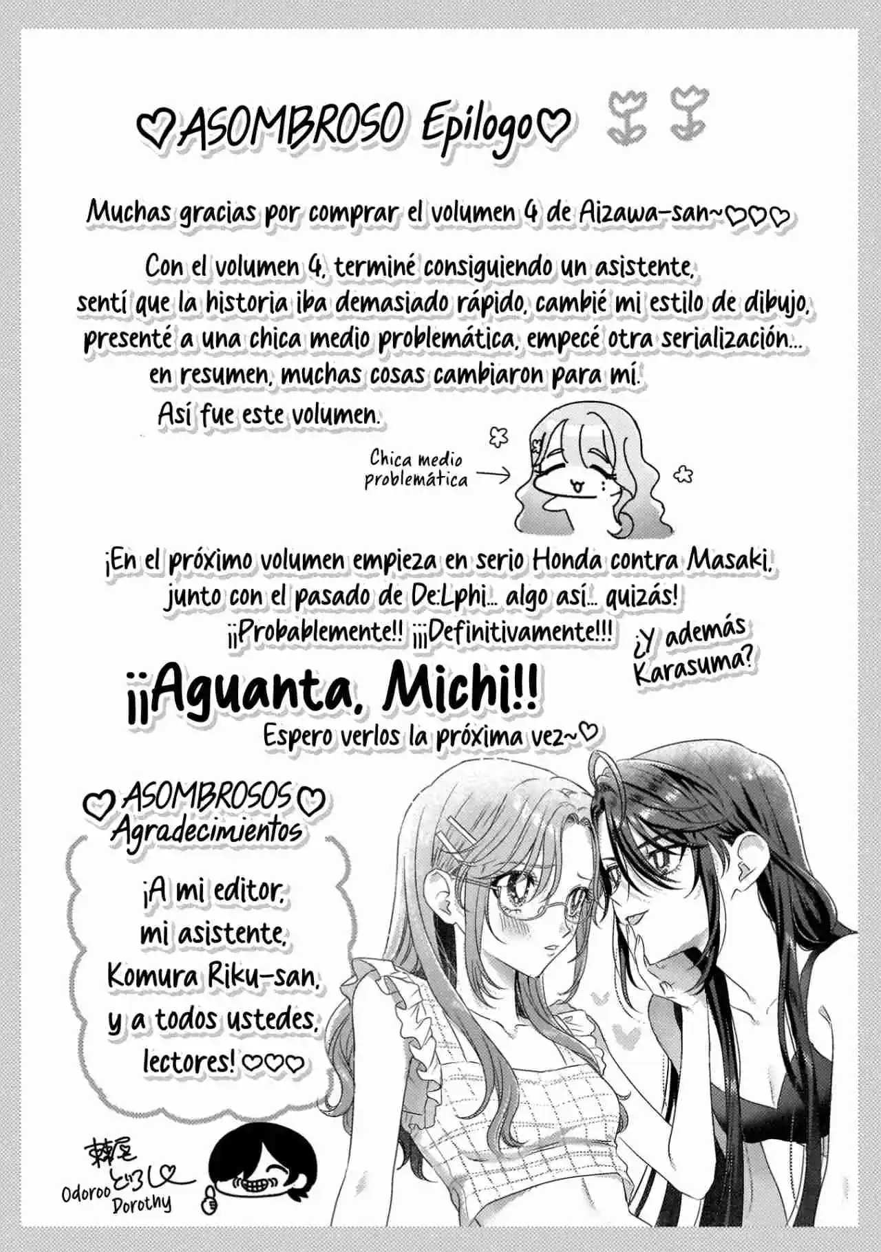 Mietemasu Yo! Aizawa-san - Capítulo 23.5 - Página 8 - LectorTMOo