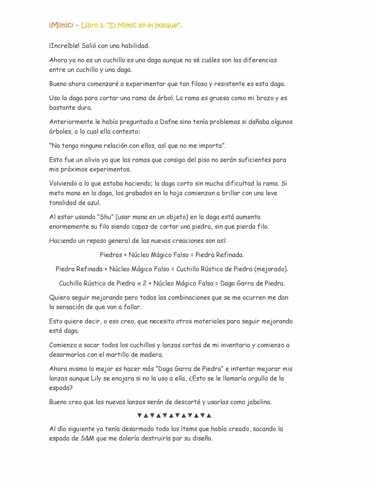 ¡Mimic! (Novela) - Capítulo 12 - Página 4 - LectorTMOo