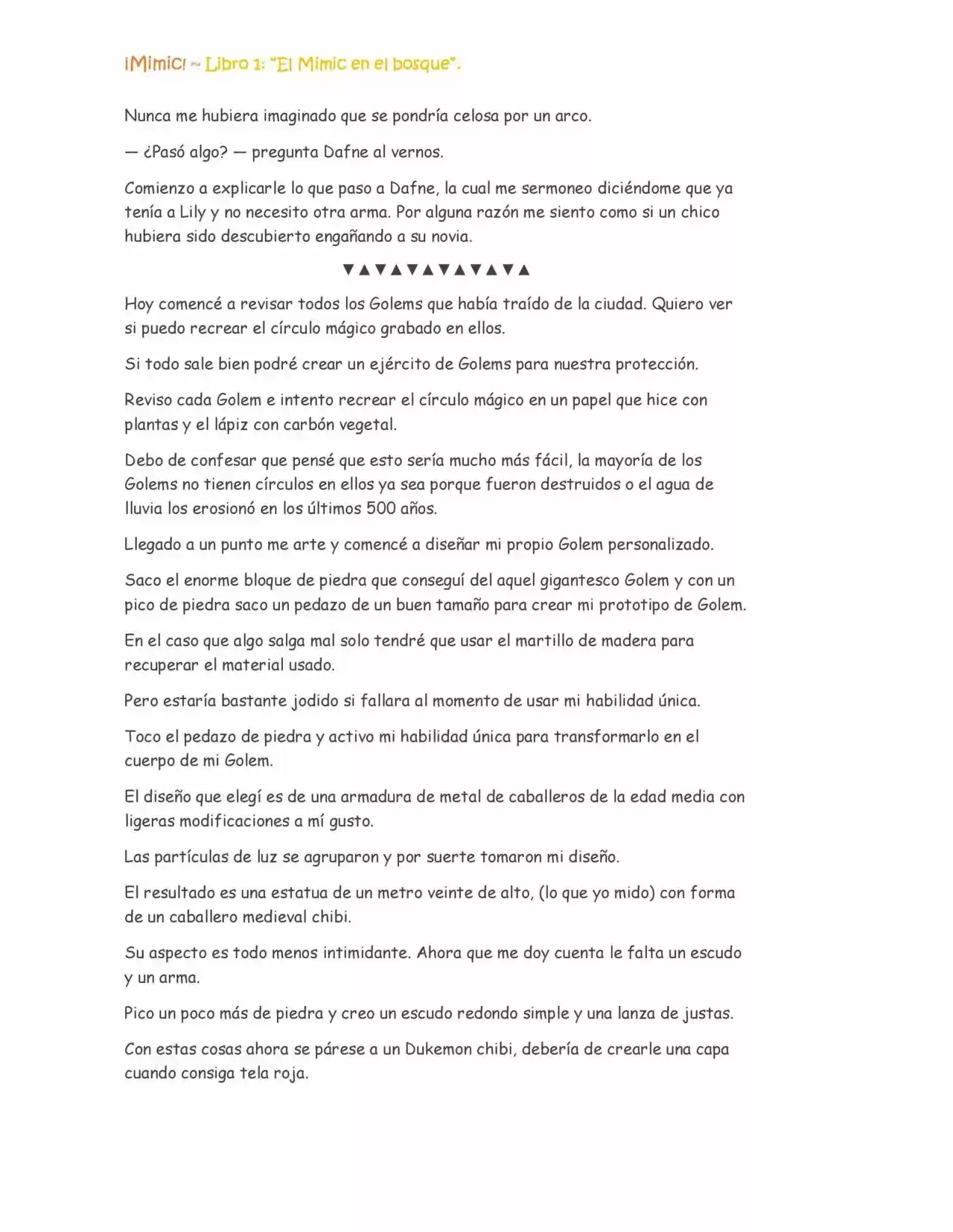 ¡Mimic! (Novela) - Capítulo 12 - Página 9 - LectorTMOo
