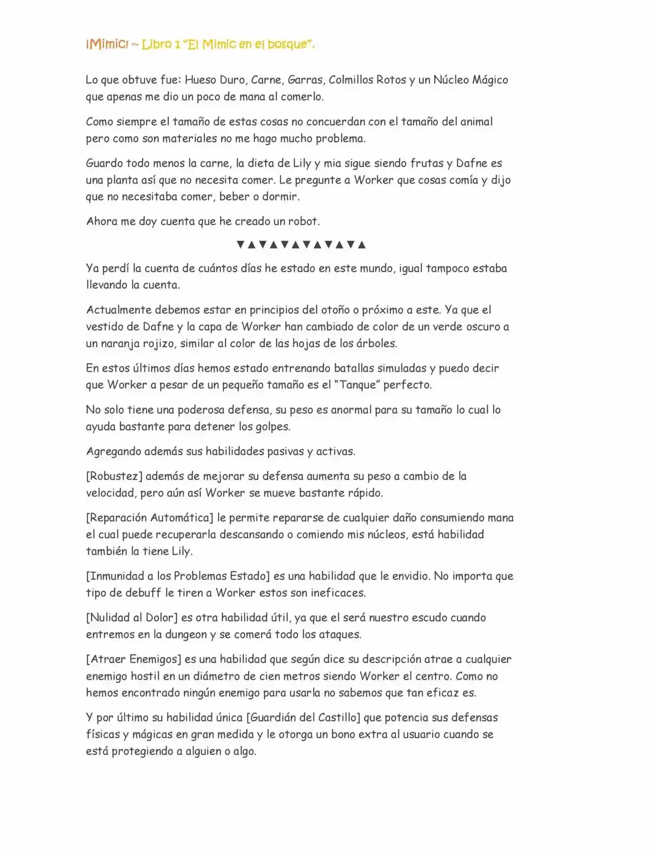 ¡Mimic! (Novela) - Capítulo 14 - Página 7 - LectorTMOo