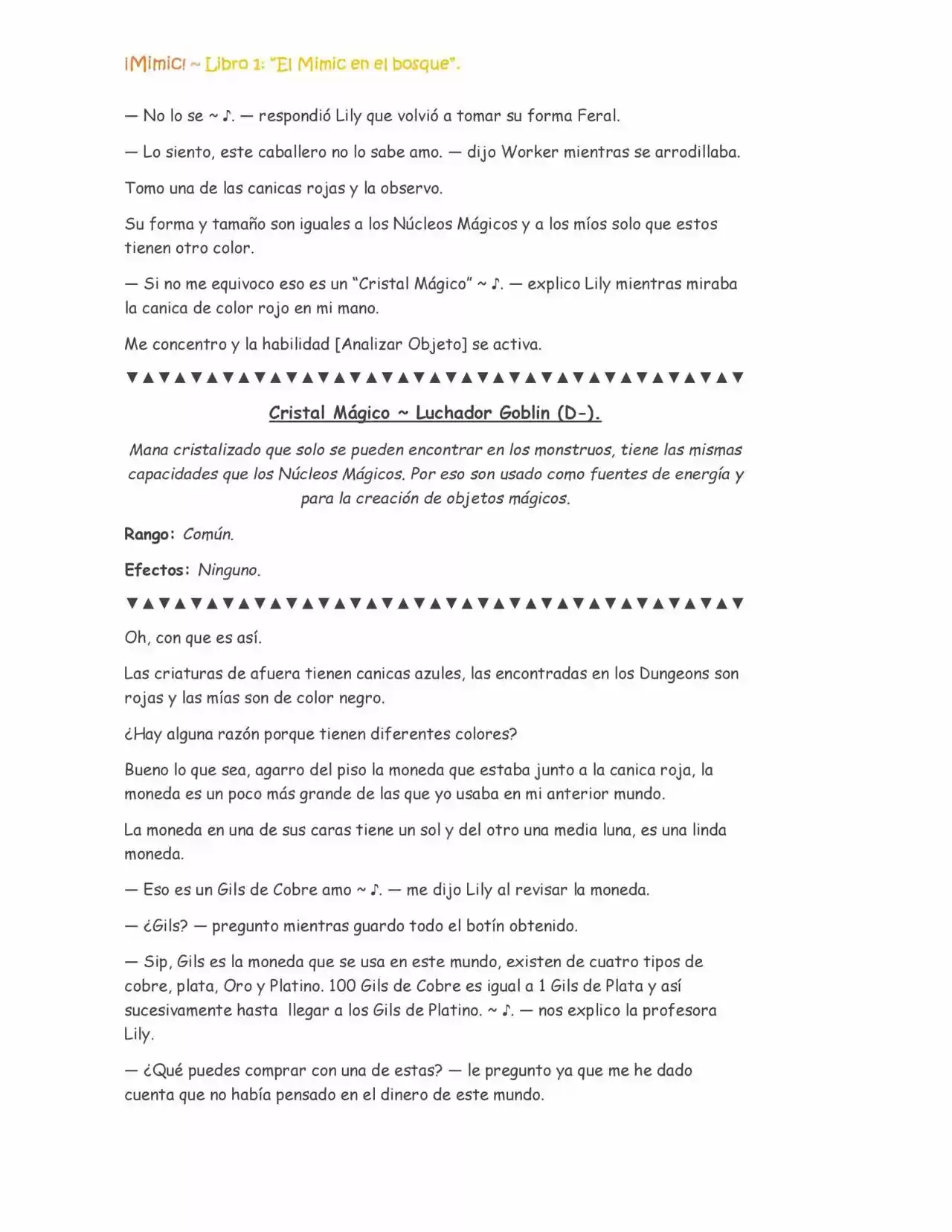 ¡Mimic! (Novela) - Capítulo 15.1 - Página 6 - LectorTMOo