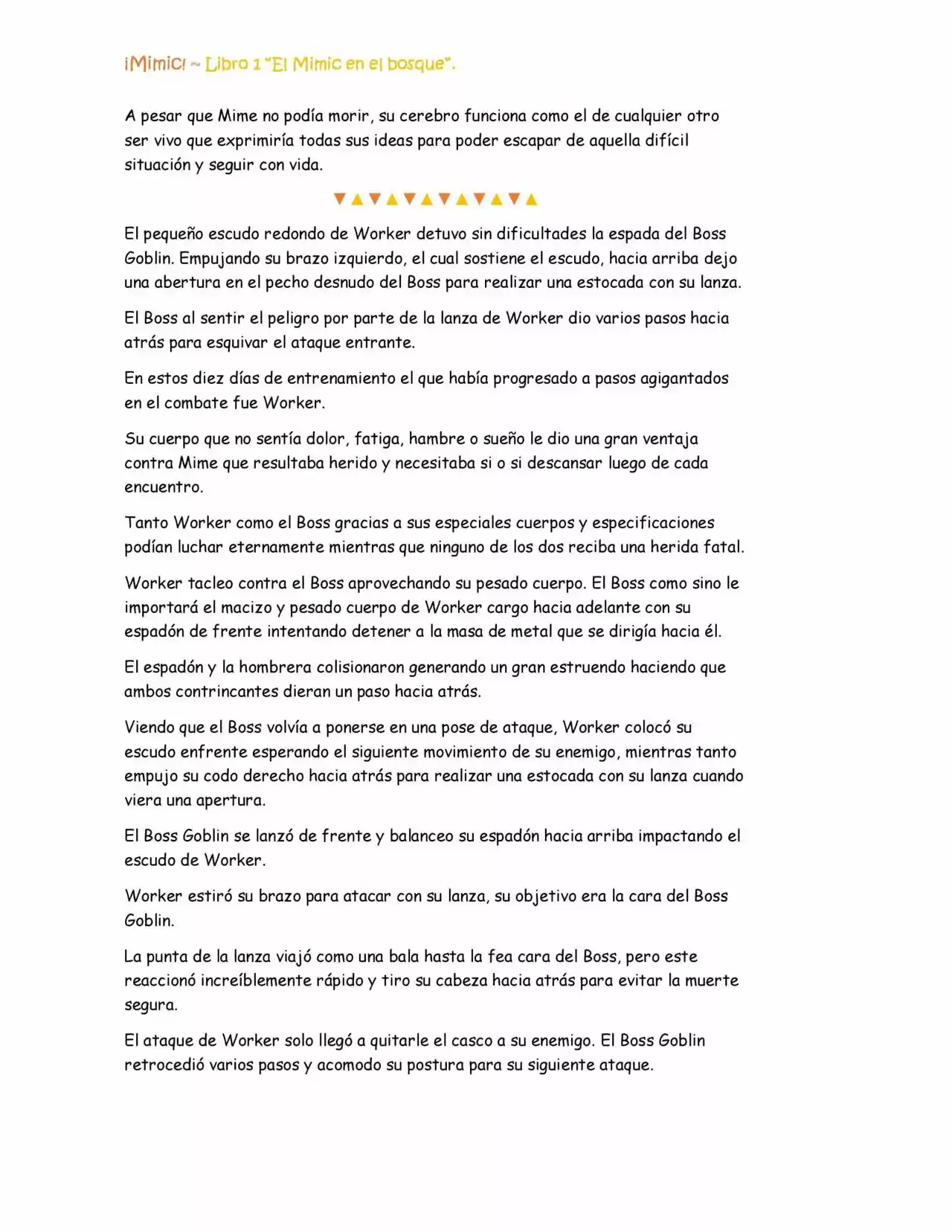¡Mimic! (Novela) - Capítulo 17 - Página 6 - LectorTMOo
