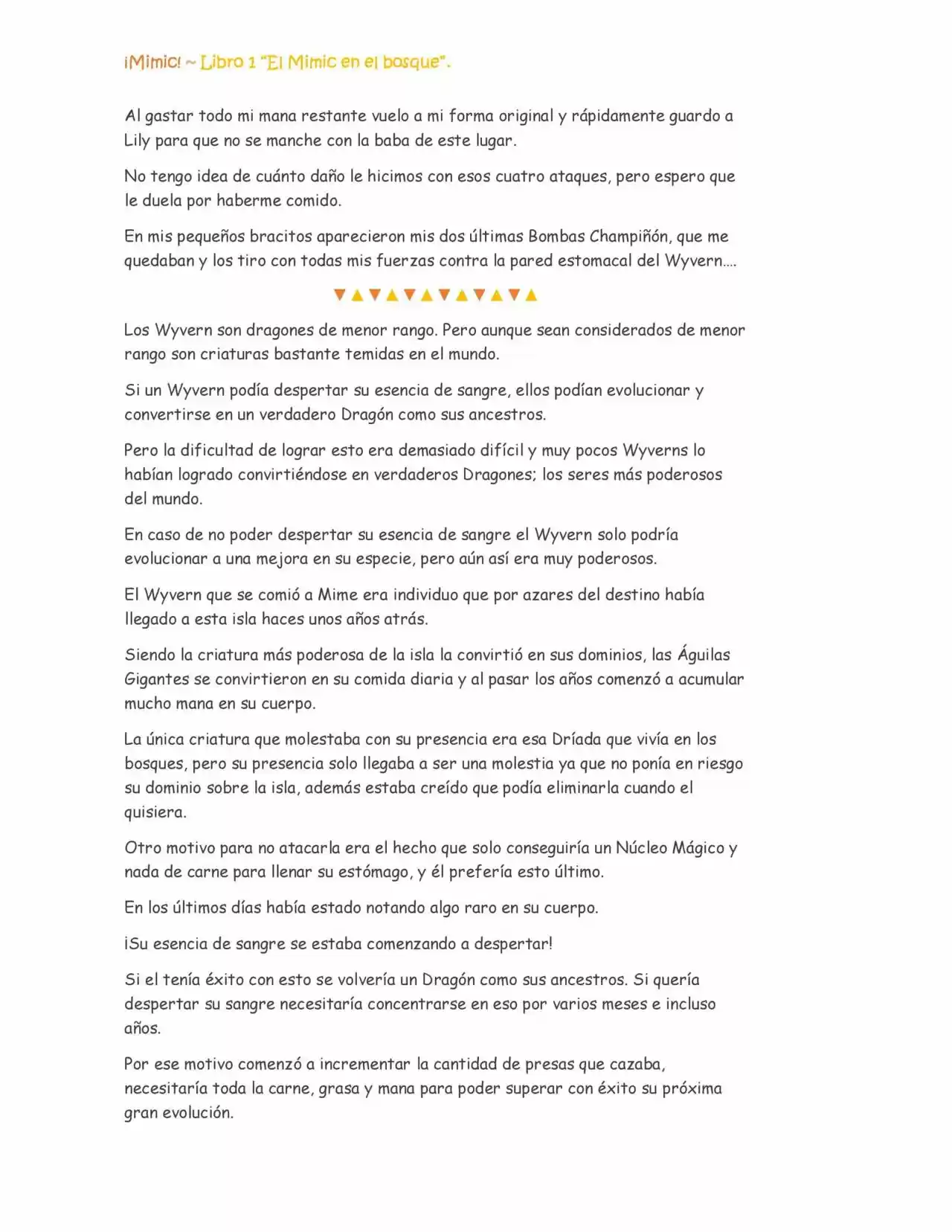 ¡Mimic! (Novela) - Capítulo 19 - Página 5 - LectorTMOo
