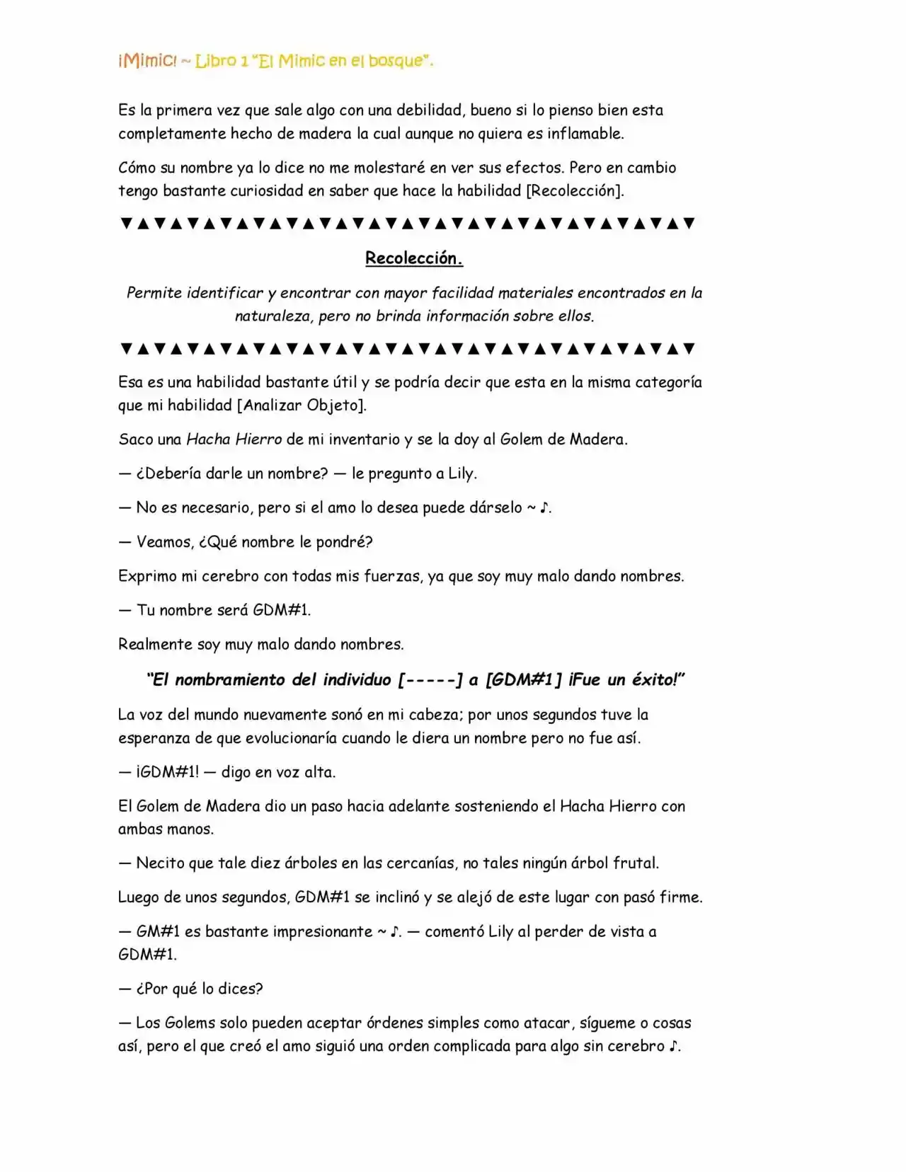 ¡Mimic! (Novela) - Capítulo 21 - Página 7 - LectorTMOo