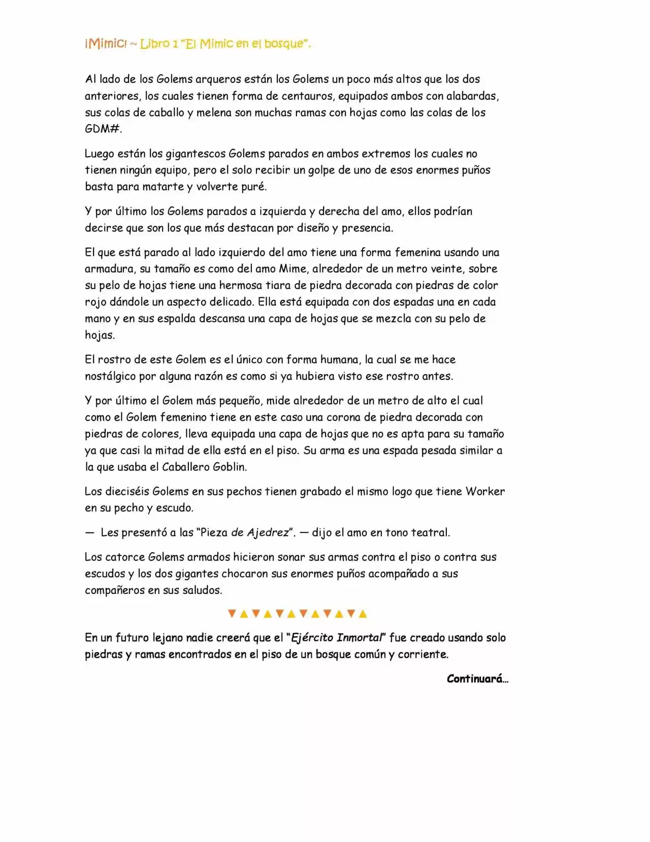 ¡Mimic! (Novela) - Capítulo 21 - Página 10 - LectorTMOo