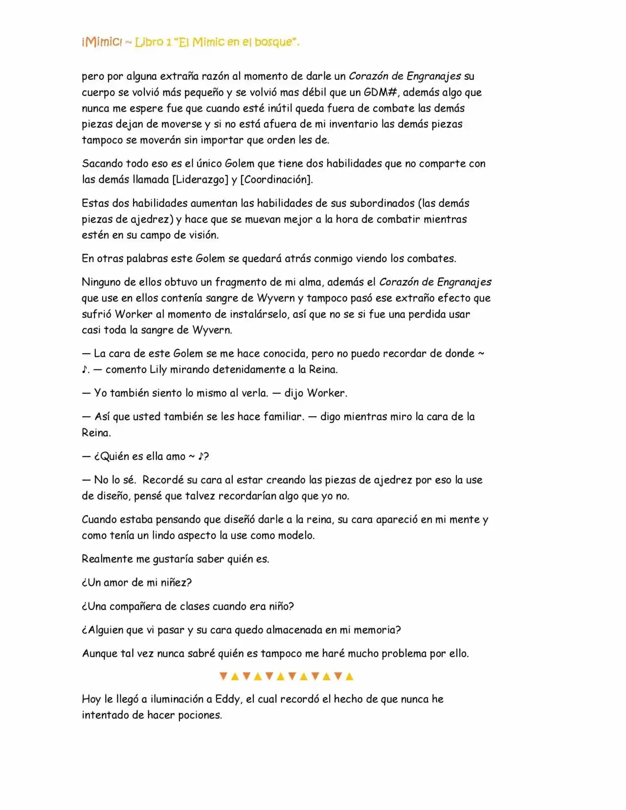 ¡Mimic! (Novela) - Capítulo 22 - Página 2 - LectorTMOo
