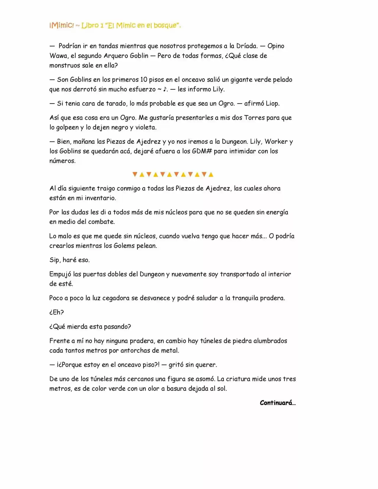 ¡Mimic! (Novela) - Capítulo 23 - Página 9 - LectorTMOo