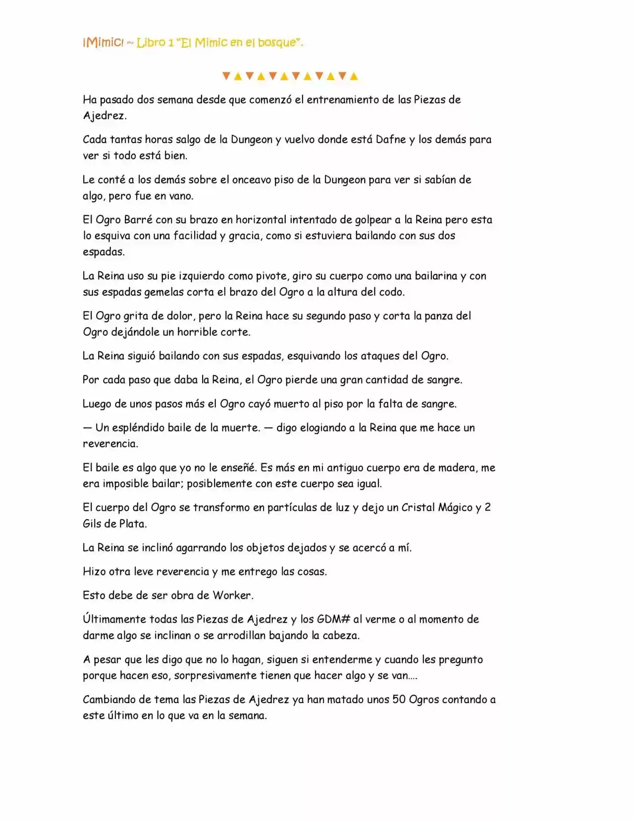¡Mimic! (Novela) - Capítulo 24 - Página 5 - LectorTMOo