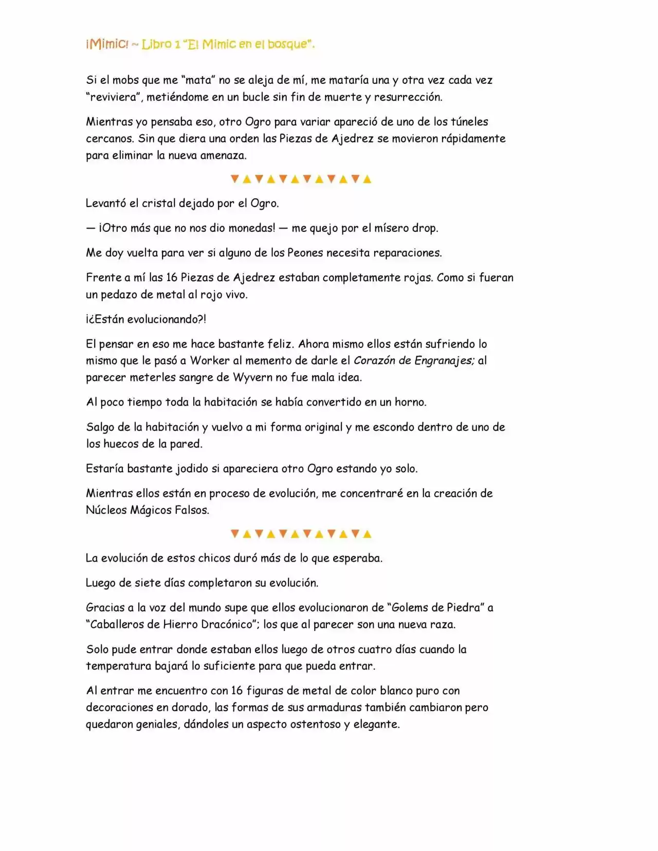 ¡Mimic! (Novela) - Capítulo 24 - Página 7 - LectorTMOo