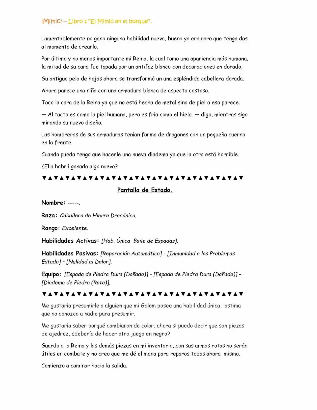 ¡Mimic! (Novela) - Capítulo 24 - Página 12 - LectorTMOo