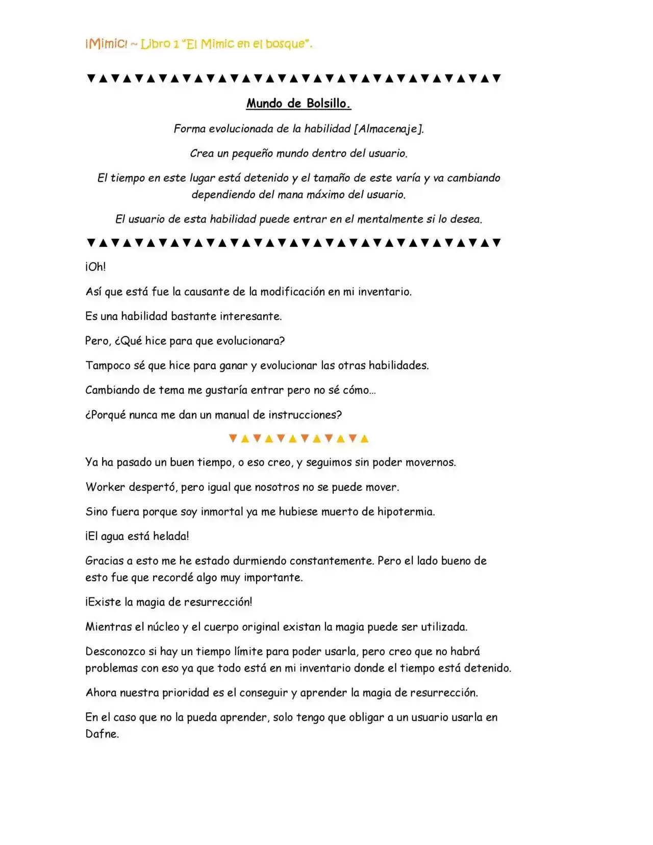 ¡Mimic! (Novela) - Capítulo 28 - Página 10 - LectorTMOo