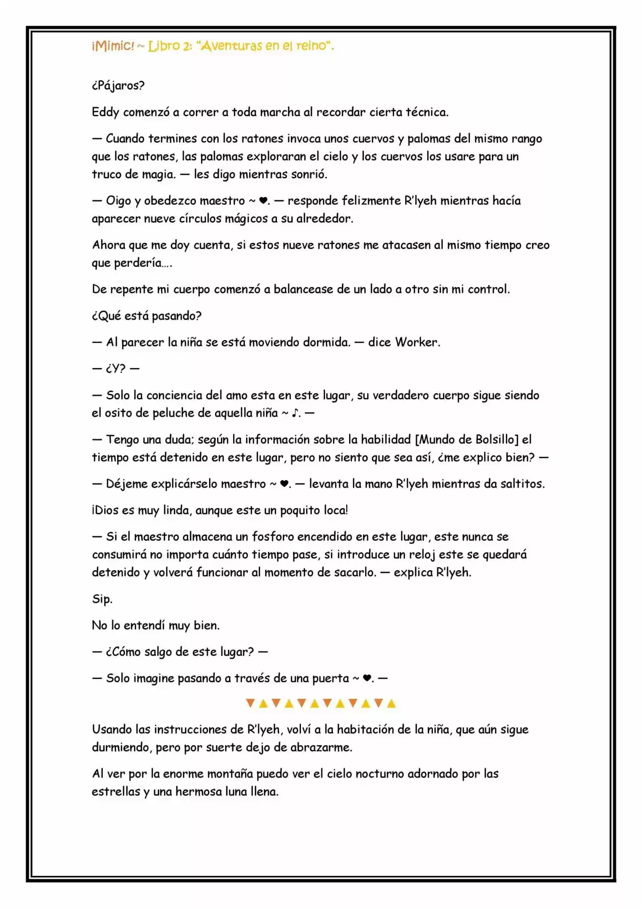 ¡Mimic! (Novela) - Capítulo 32 - Página 5 - LectorTMOo
