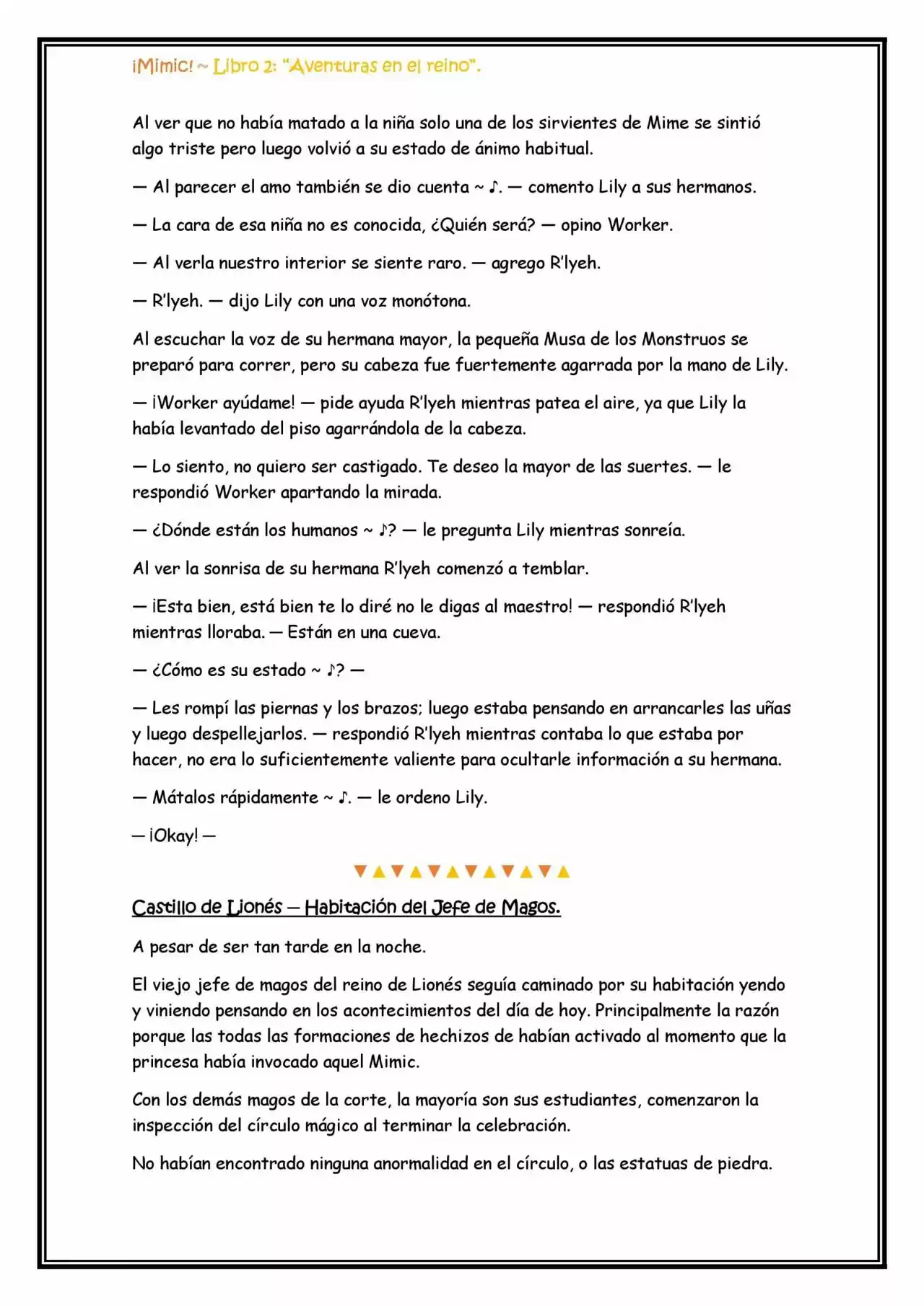 ¡Mimic! (Novela) - Capítulo 32 - Página 7 - LectorTMOo