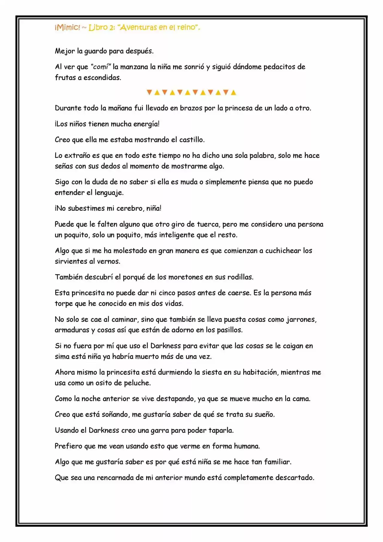 ¡Mimic! (Novela) - Capítulo 33 - Página 4 - LectorTMOo