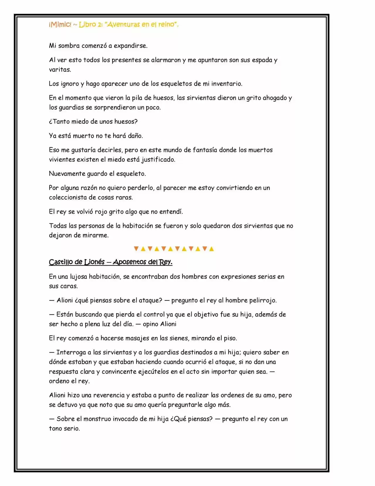 ¡Mimic! (Novela) - Capítulo 34 - Página 6 - LectorTMOo