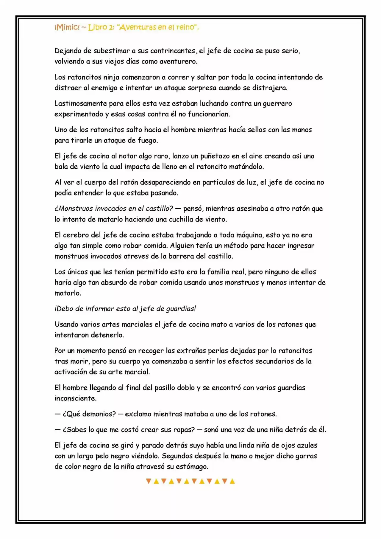 ¡Mimic! (Novela) - Capítulo 35 - Página 8 - LectorTMOo
