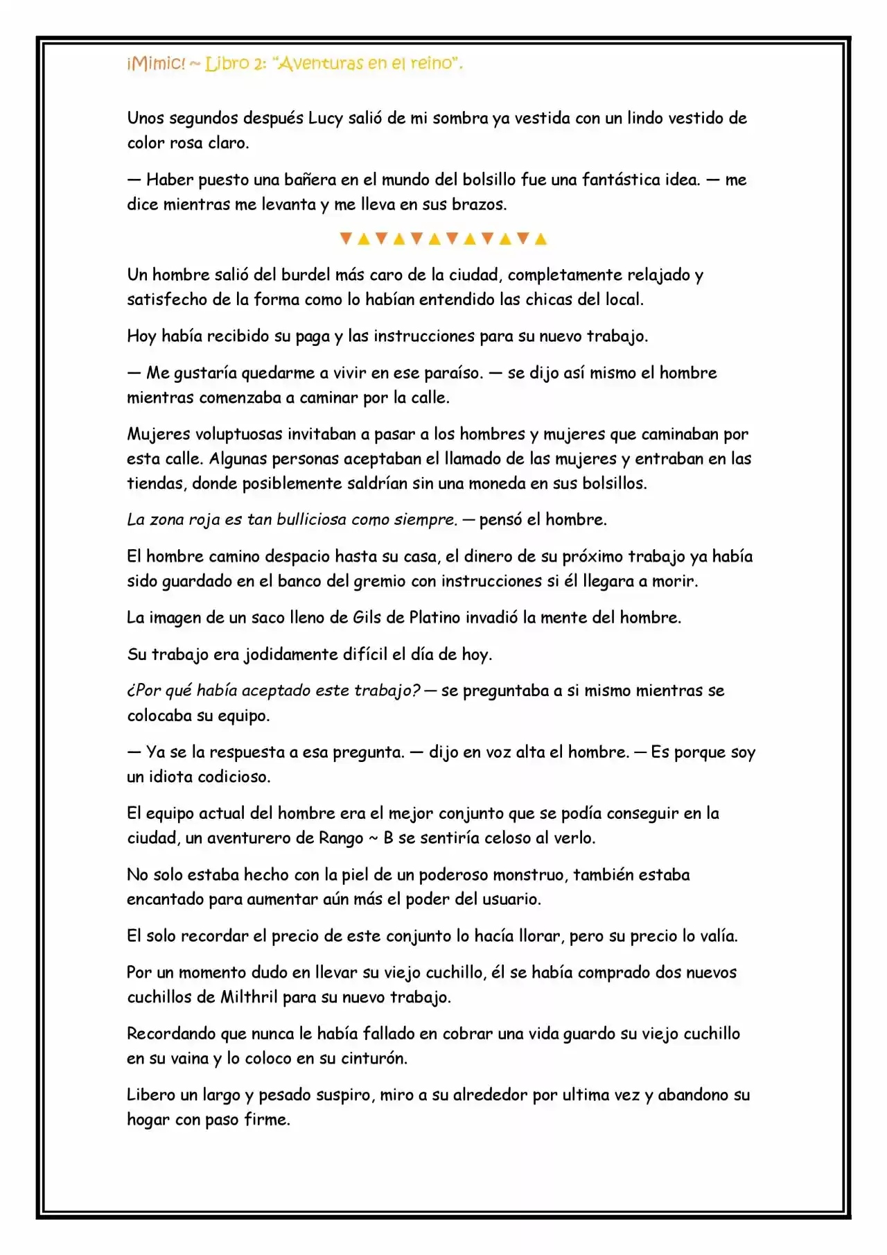¡Mimic! (Novela) - Capítulo 38 - Página 7 - LectorTMOo