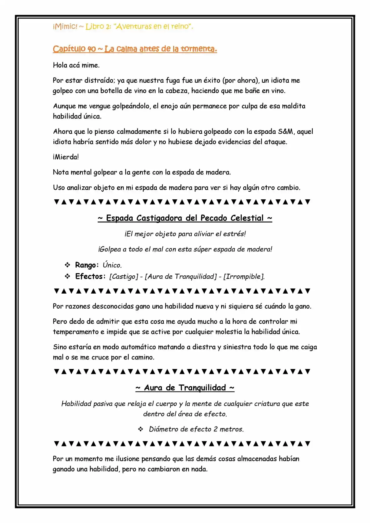 ¡Mimic! (Novela) - Capítulo 40 - Página 1 - LectorTMOo