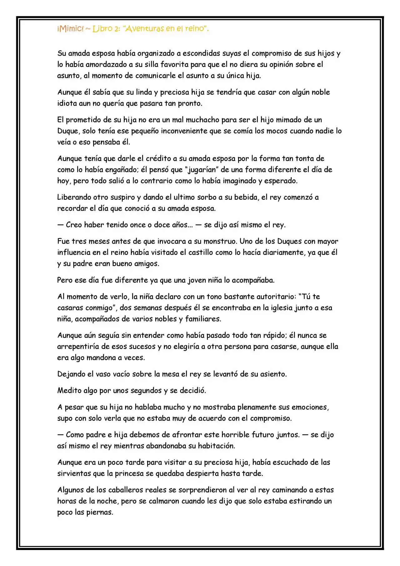 ¡Mimic! (Novela) - Capítulo 40 - Página 9 - LectorTMOo