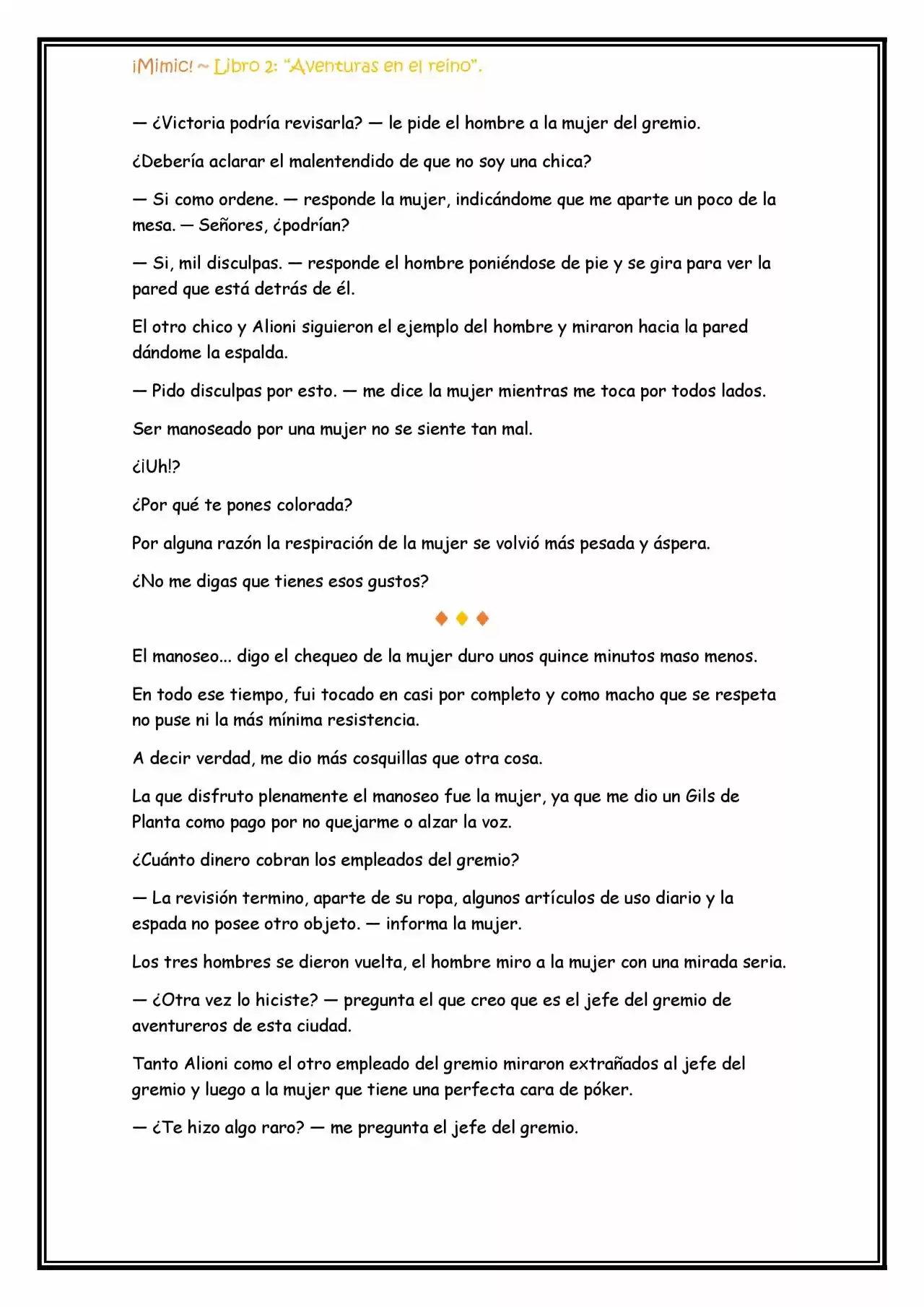 ¡Mimic! (Novela) - Capítulo 42 - Página 5 - LectorTMOo