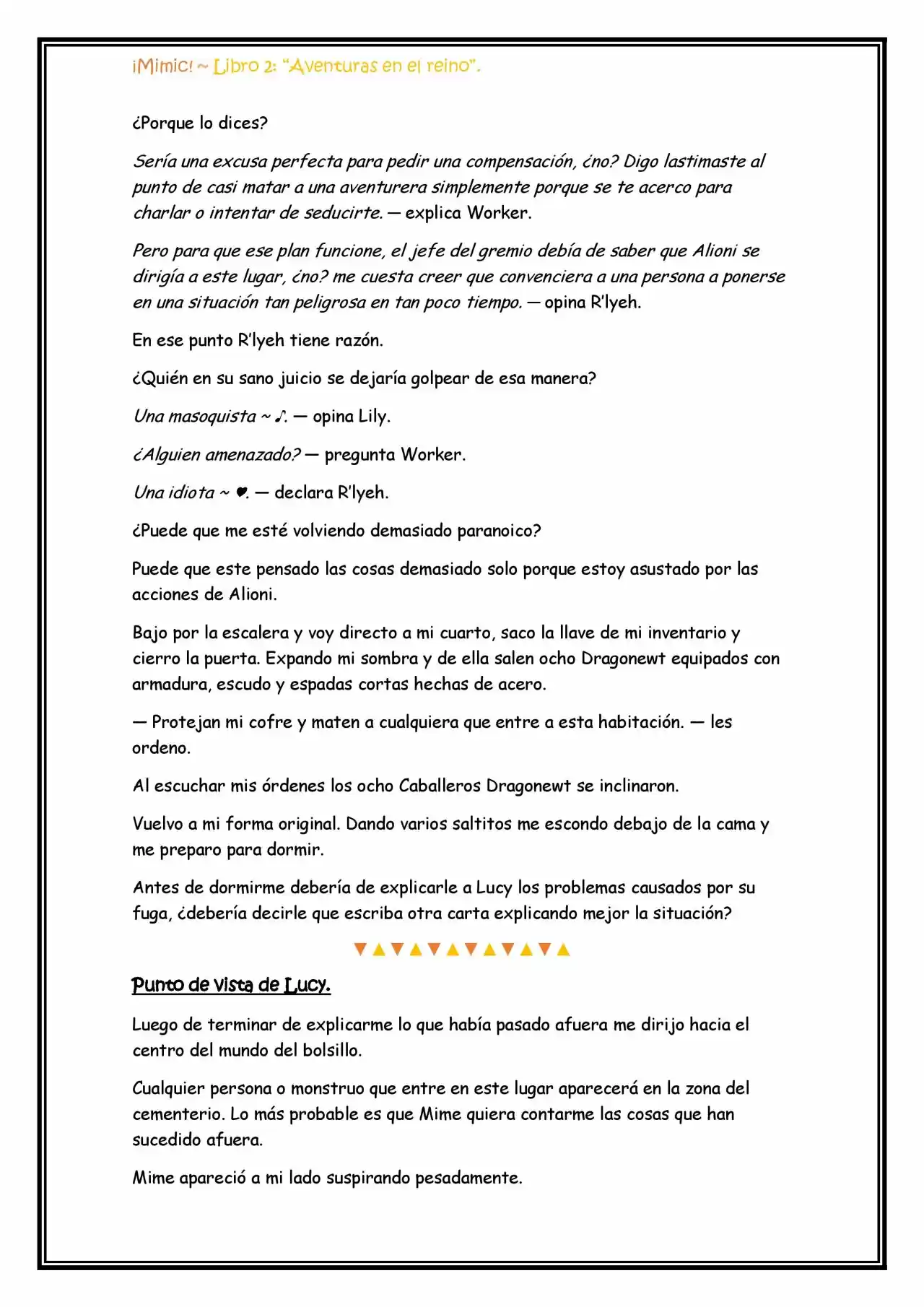 ¡Mimic! (Novela) - Capítulo 43 - Página 4 - LectorTMOo