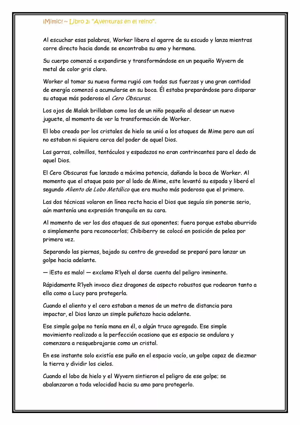 ¡Mimic! (Novela) - Capítulo 44 - Página 4 - LectorTMOo