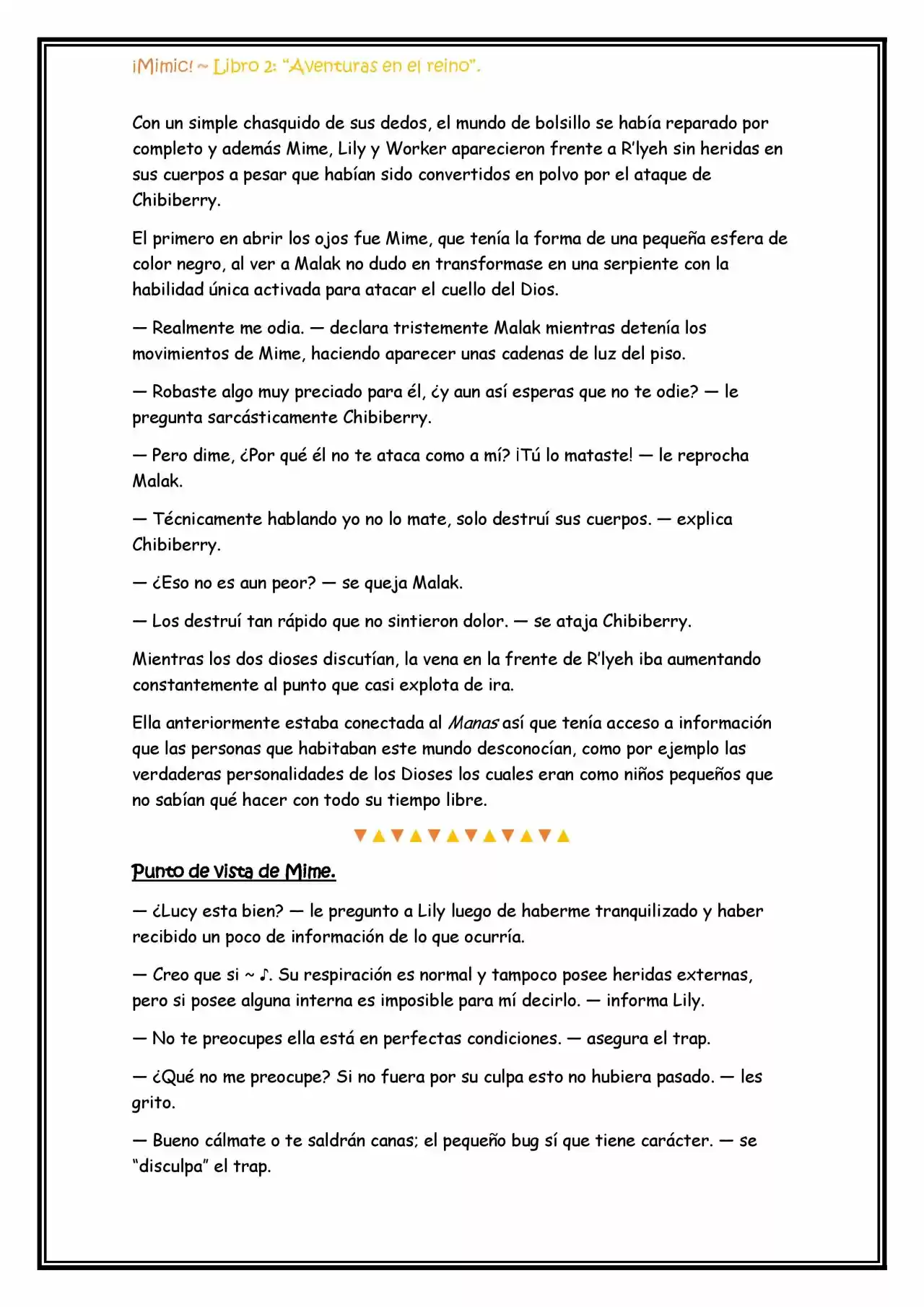 ¡Mimic! (Novela) - Capítulo 44 - Página 7 - LectorTMOo