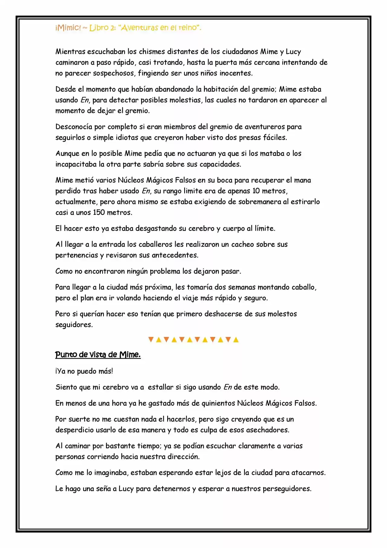 ¡Mimic! (Novela) - Capítulo 45 - Página 10 - LectorTMOo