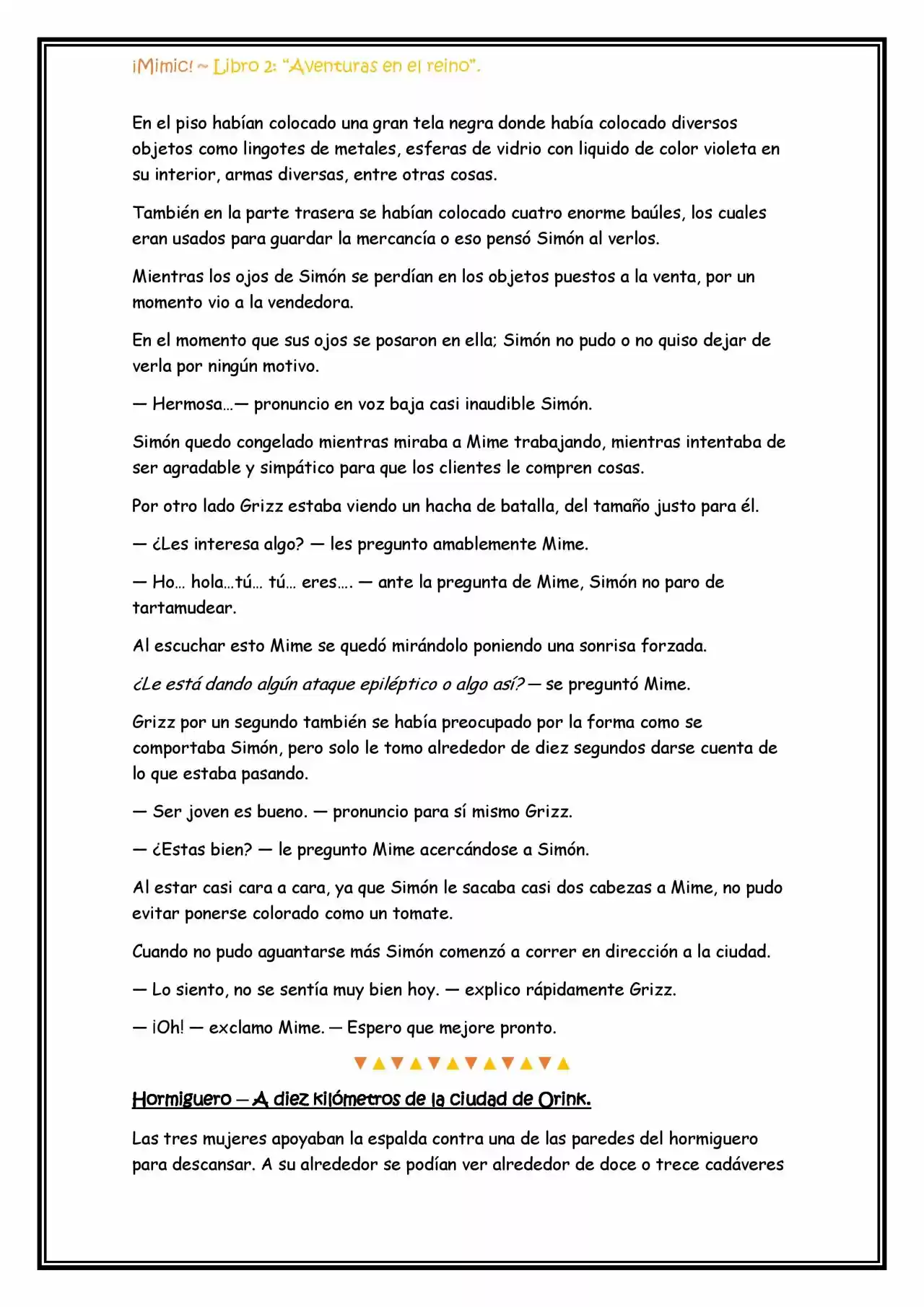 ¡Mimic! (Novela) - Capítulo 47 - Página 7 - LectorTMOo