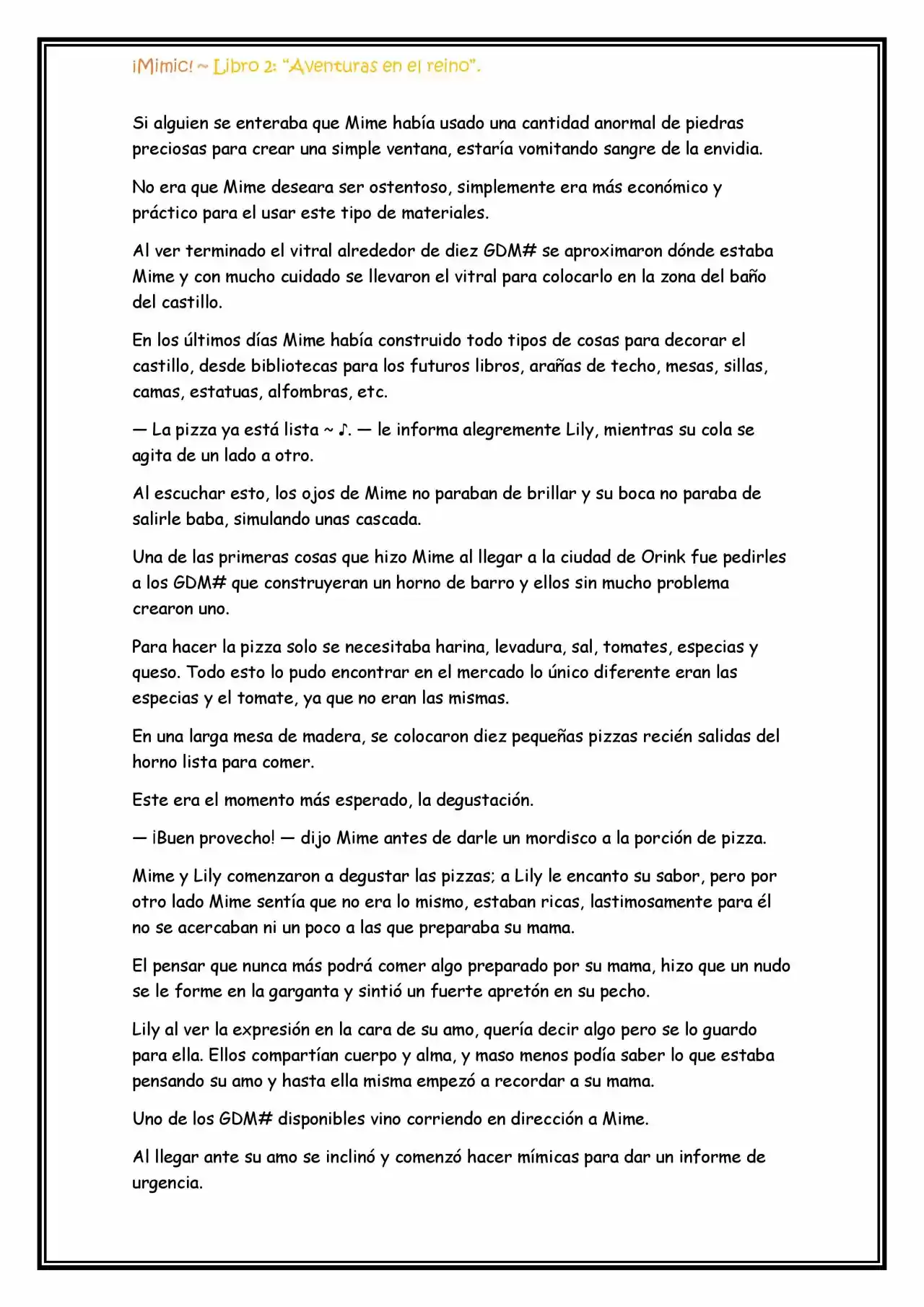 ¡Mimic! (Novela) - Capítulo 48 - Página 9 - LectorTMOo