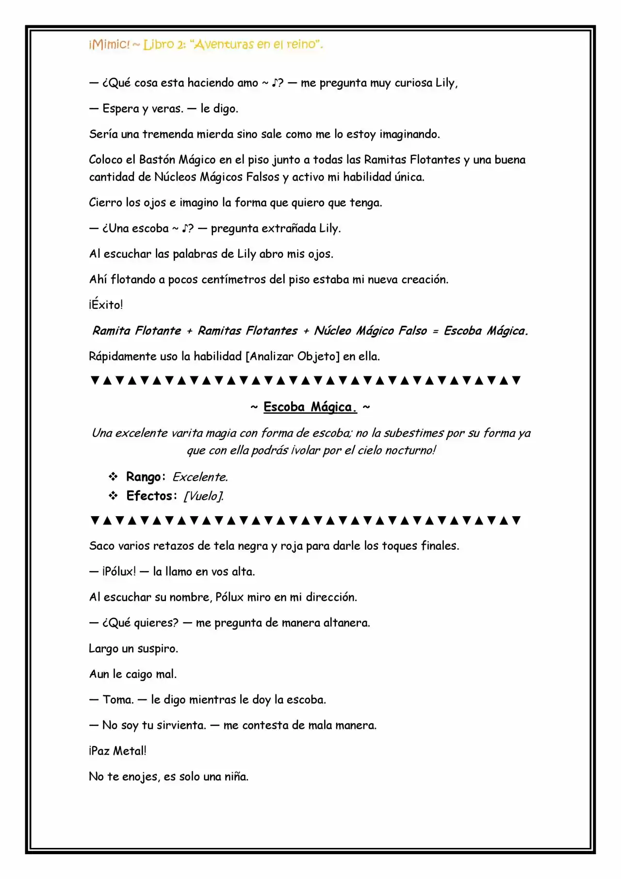 ¡Mimic! (Novela) - Capítulo 50 - Página 10 - LectorTMOo